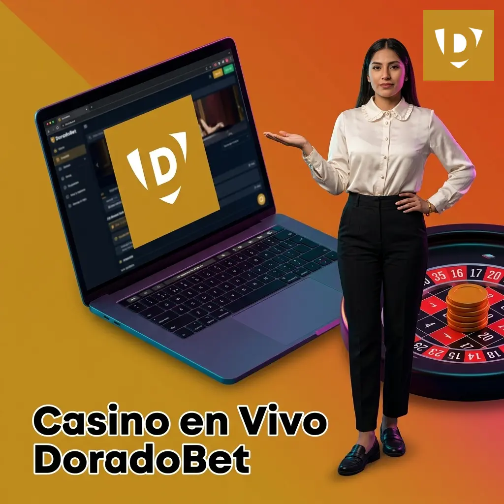 Sala de casino en vivo DoradoBet con croupiers profesionales en ruleta, blackjack, bacará y game shows en tiempo real