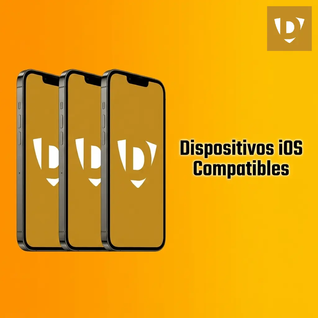 Lista de dispositivos iOS compatibles: iPhone X al 15 Pro Max, iPad Air 3.ª gen y iPad Pro con iOS 12.0