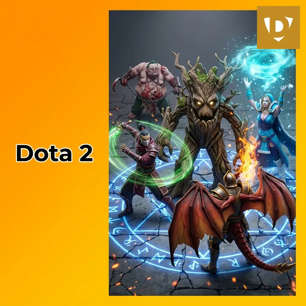 Dos equipos de Dota 2 compiten en torneo MOBA con apuestas en vivo en DoradoBet para ganador y kills