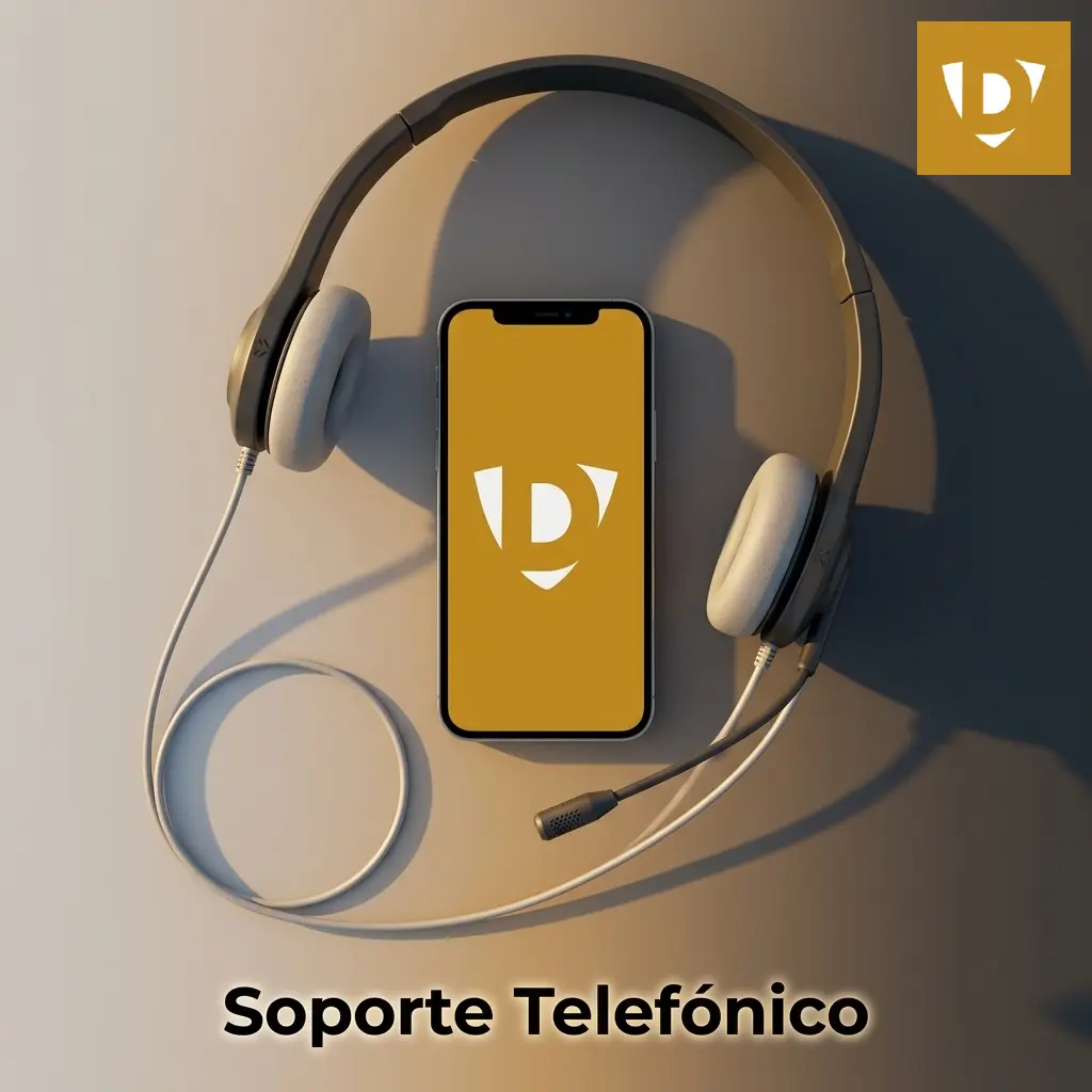 Agente de soporte telefónico de DoradoBet atendiendo consultas urgentes en español para usuarios de Perú