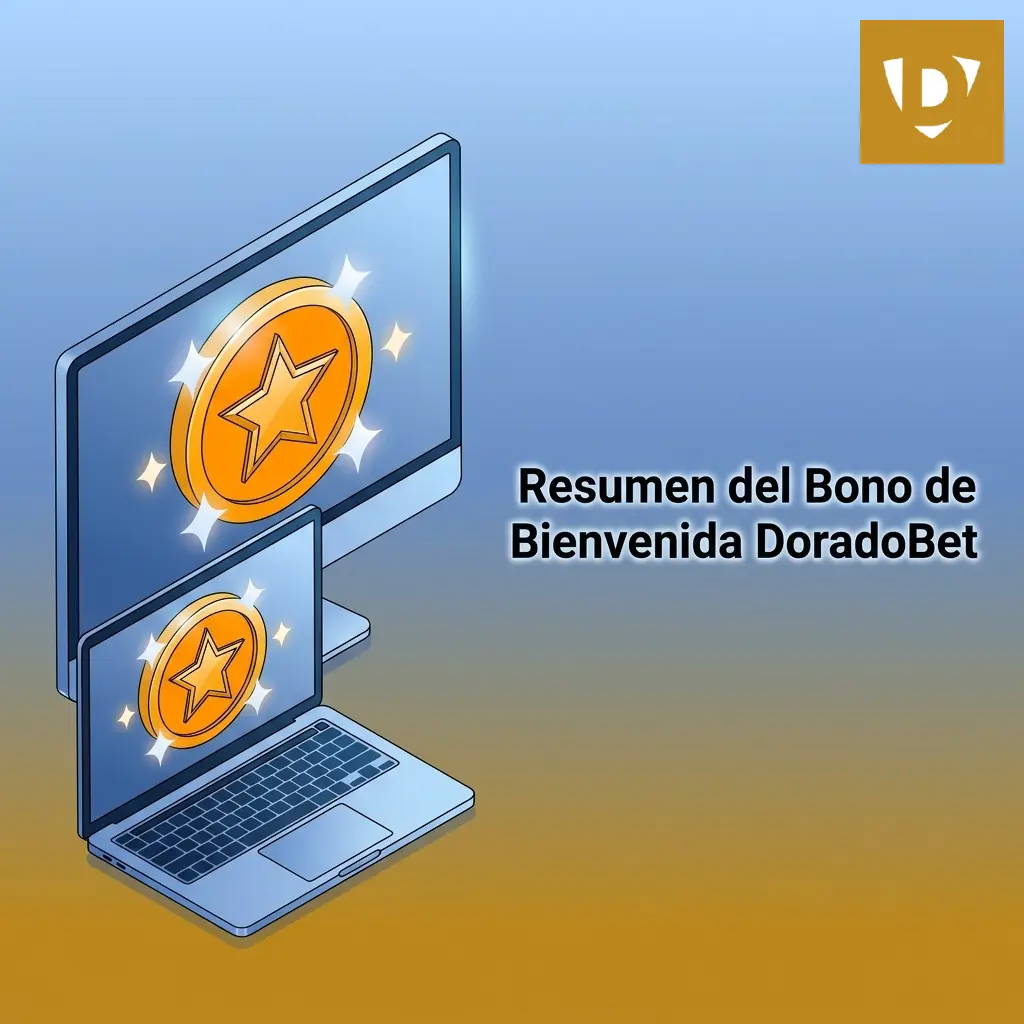 Tabla resumen del bono de bienvenida DoradoBet con apuesta gratis de S/40 y 100 giros gratis para nuevos jugadores