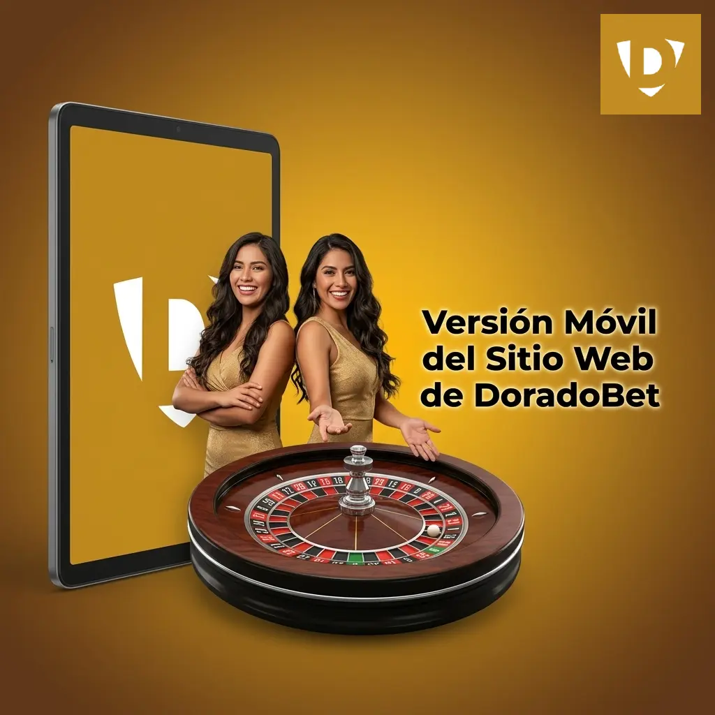 Versión móvil del sitio web de DoradoBet accesible desde smartphone o tablet sin instalar aplicaciones